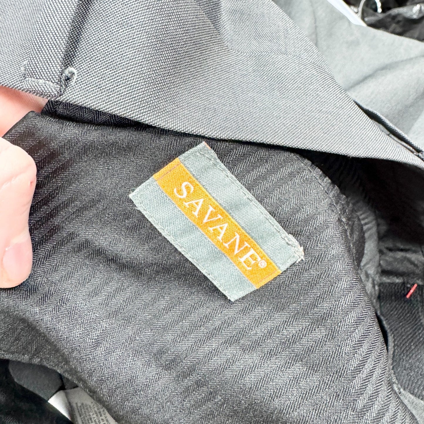 Savane Pants Men Size 36 X 30 Pleated Button Over Cuffed Dress Trousers Pockets