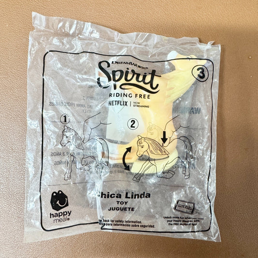 McDonalds Happy Meal Toy 2020 Dreamworks Spirit Riding Free Chica Linda Toy 3+