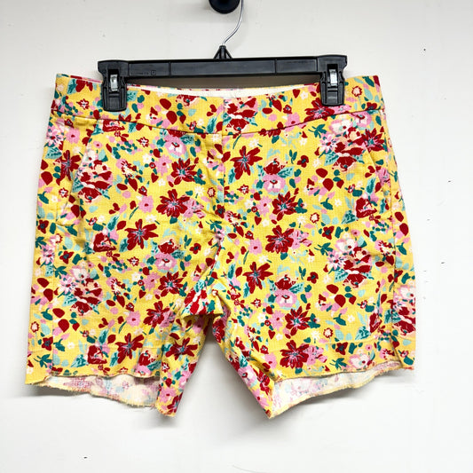 J.Crew Mercantile Women's 5" Patterned Basket Weave Raw Hem Shorts Size 4