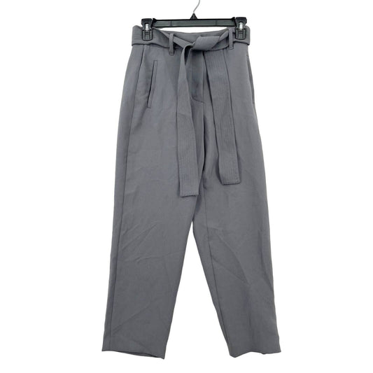 Artizia Wilfred High Waisted Tie Front Pocket Grey Pocket Pants Size 0