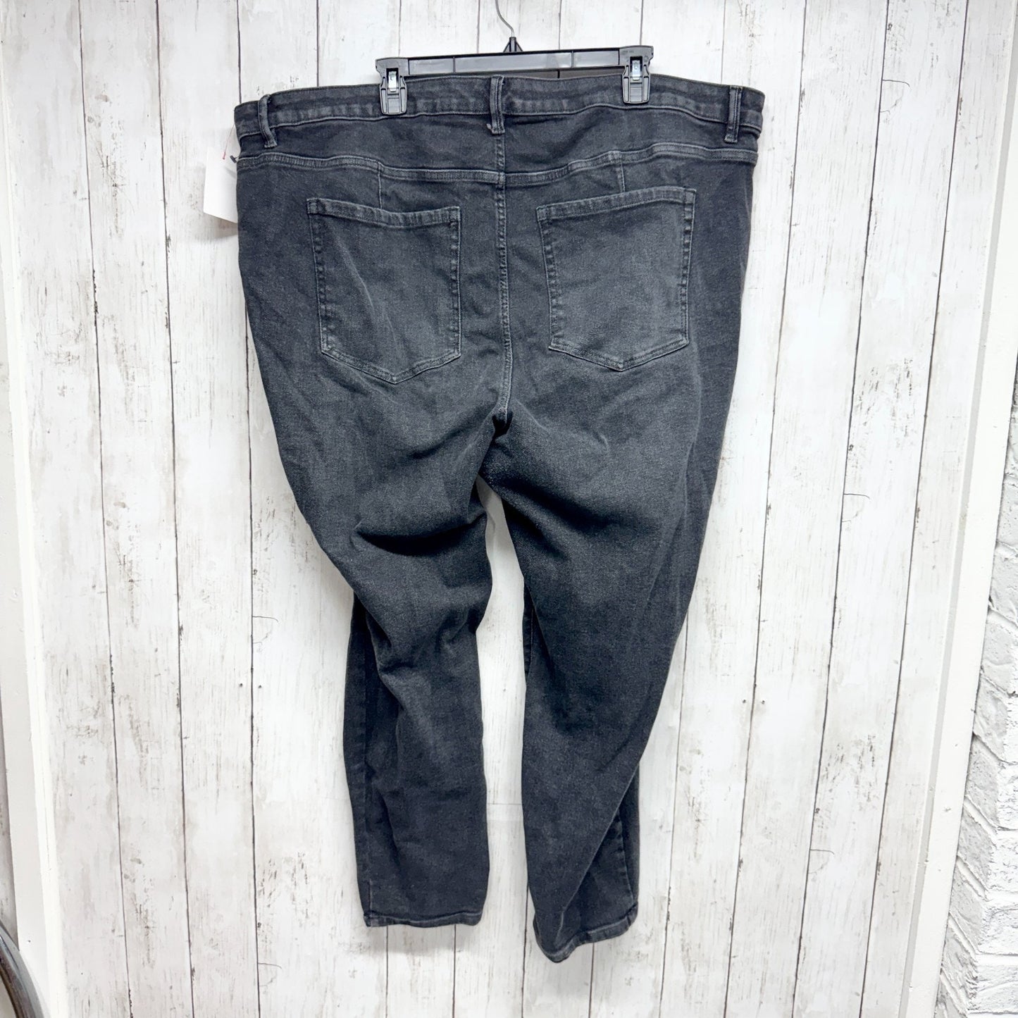 Lane Bryant Pants Women Size 28 Black Acid High Rise Skinny Jeans Casual Grunge