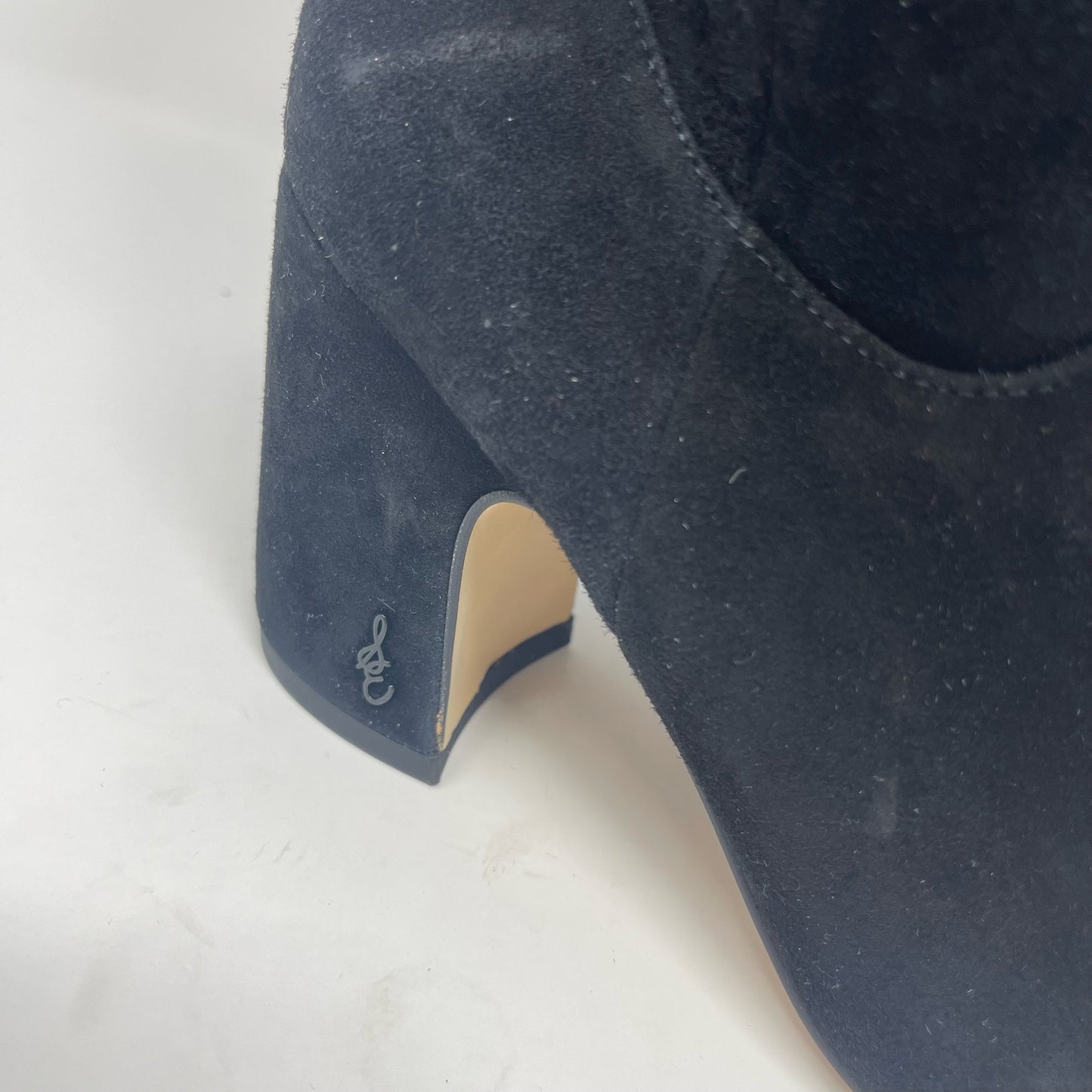 Sam Edelman Women's Sulema Knee High Black Business Suede Boots Size 5.5