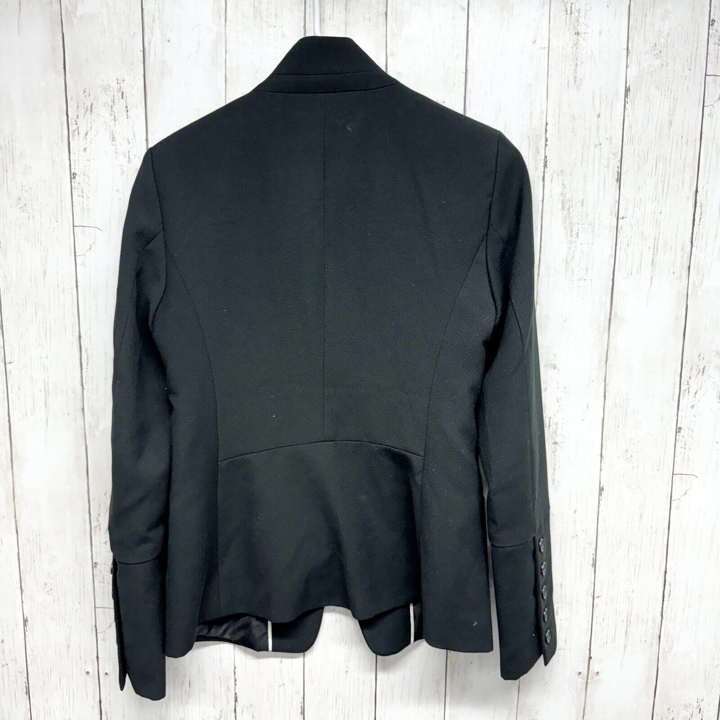 AnnTaylor Loft Women's 0 Single Button Blazer Long Sleeve Career Office Black