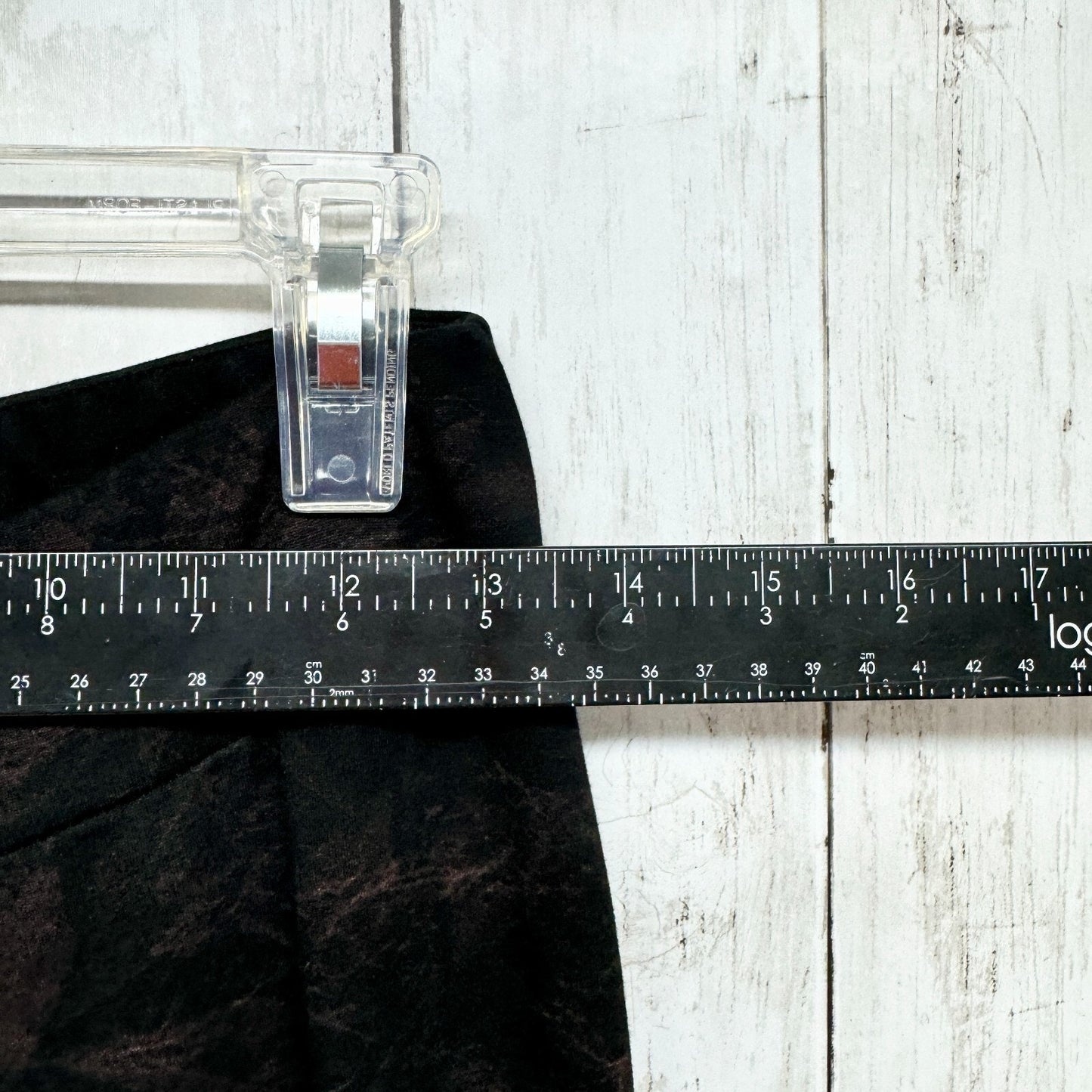 LG Lena Gabrielle Pants Women 6 Black Floral Pull On Relaxed Straight Leggings