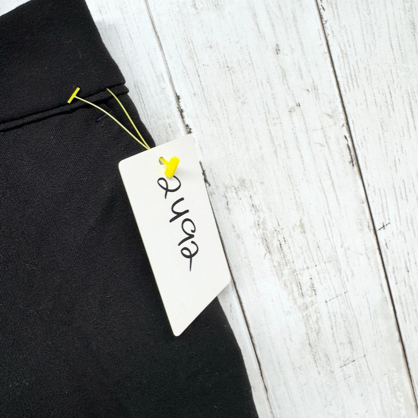 Anne Klein Pant Women Size 28 Black Slim Straight Tapered Dress Pants Zip Fly