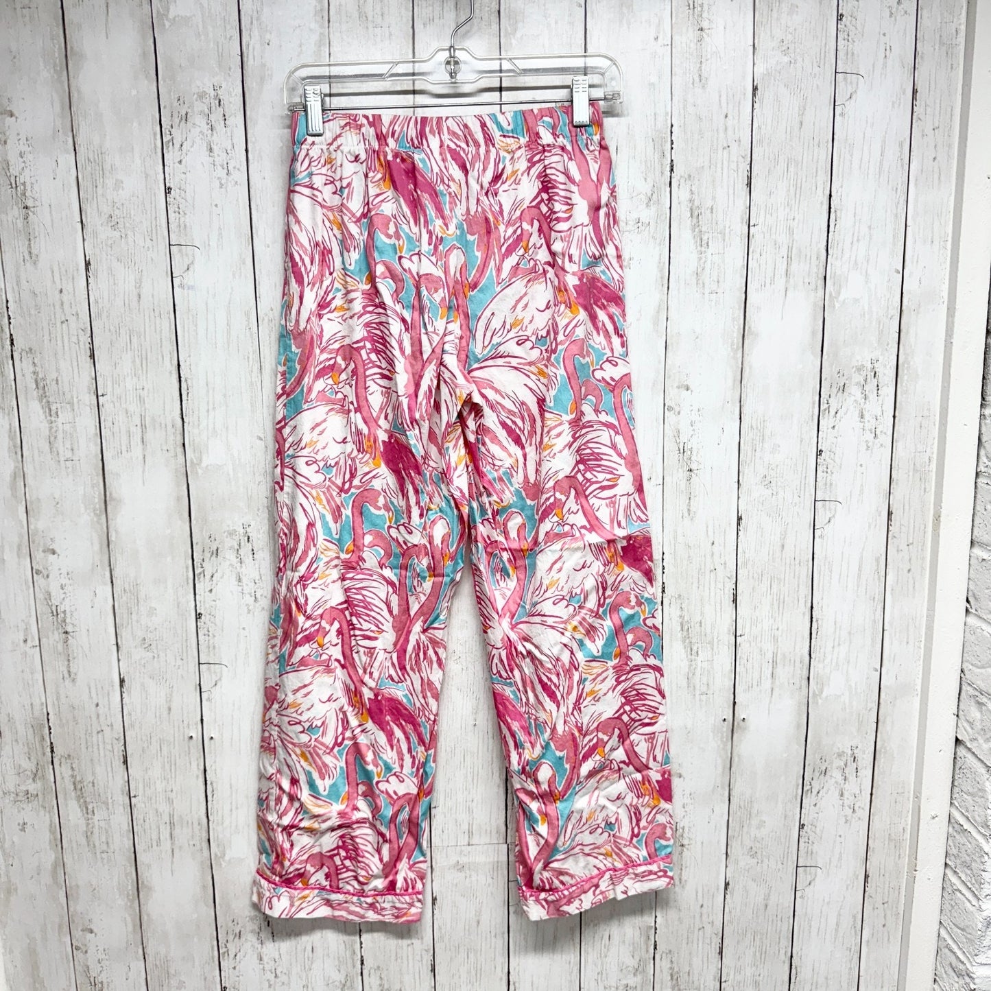 Lilly Pulitzer X Pottery Barn Teen Pants Junior Size Small Colony Loose Fit PJ