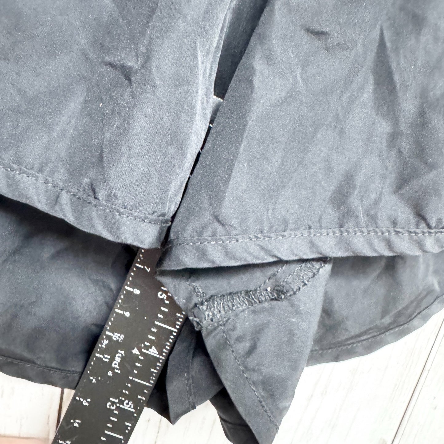 Ivy Park Short Women Size Large Black Athletic Elastic Waist Logo Shorts Casual