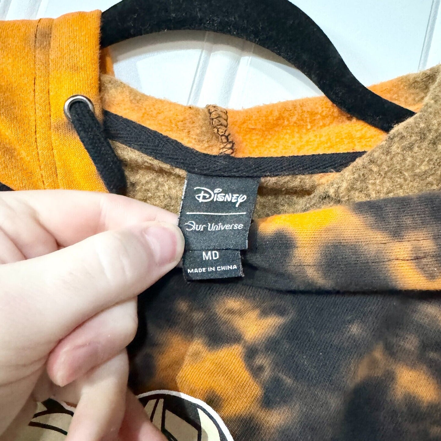 OUR UNIVERSE X DISNEY Sweater Mens Size Medium Halloween Mickey Mouse Tie Dye