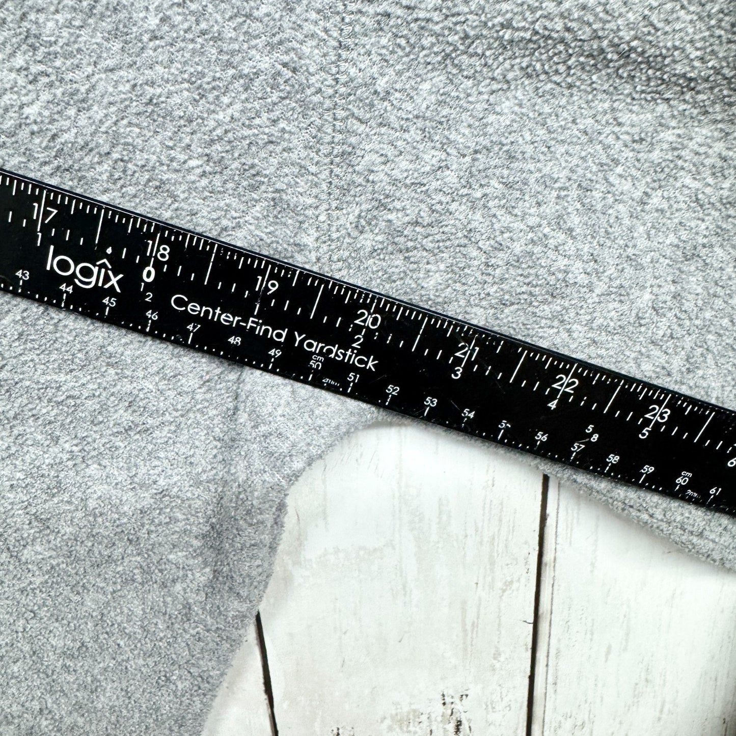 Vtg Red Oak Sweater Women Size Large Gray Fleece VA Tech V-Neck Long Sleeve