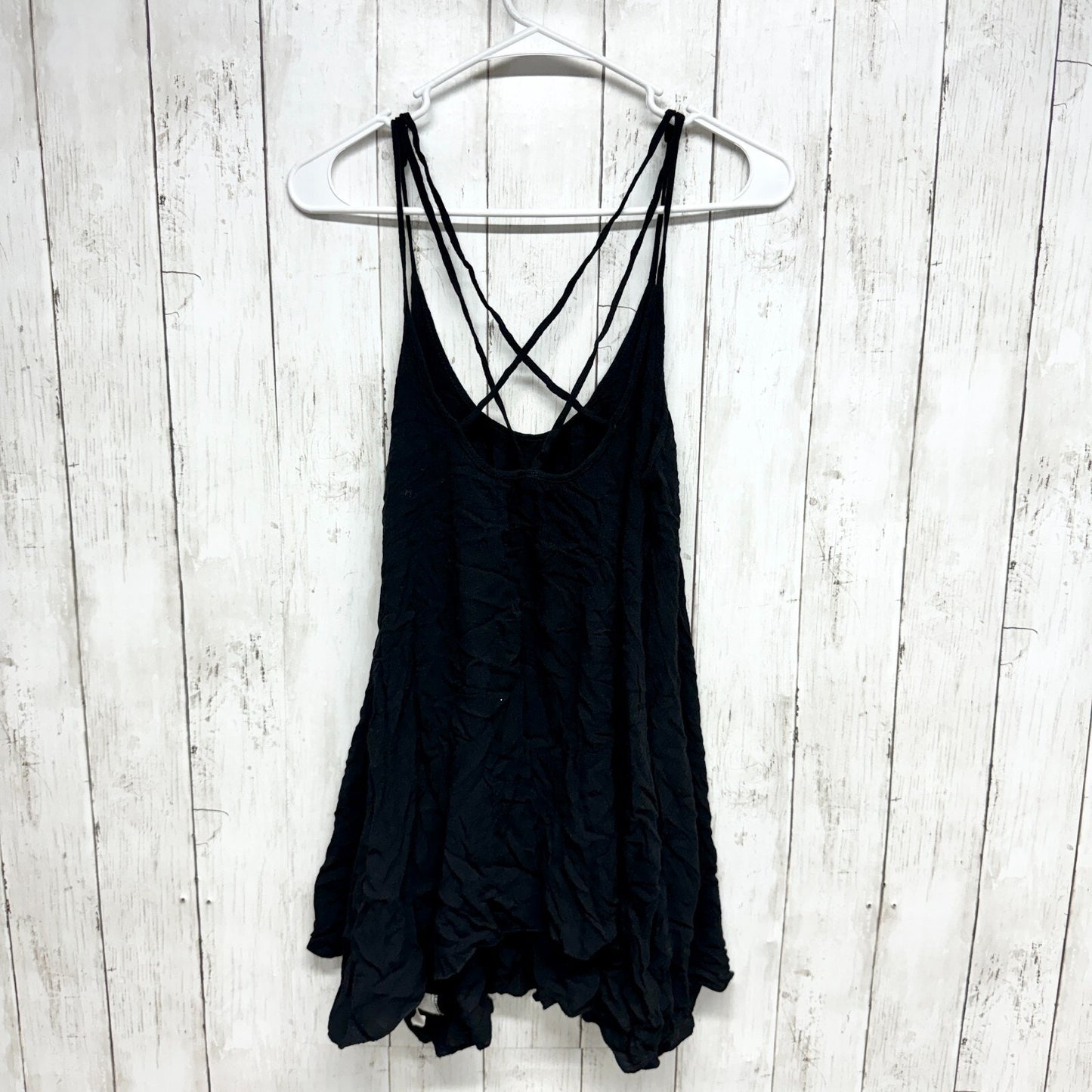 Elan Top Women Size Small Black Tank Crossback Flowy Summer Everyday Lightweight