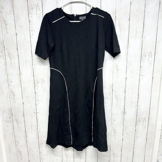 THE LIMITED Dress Women Size XS Short Sleeve Mini Cotton Black Layered Thick