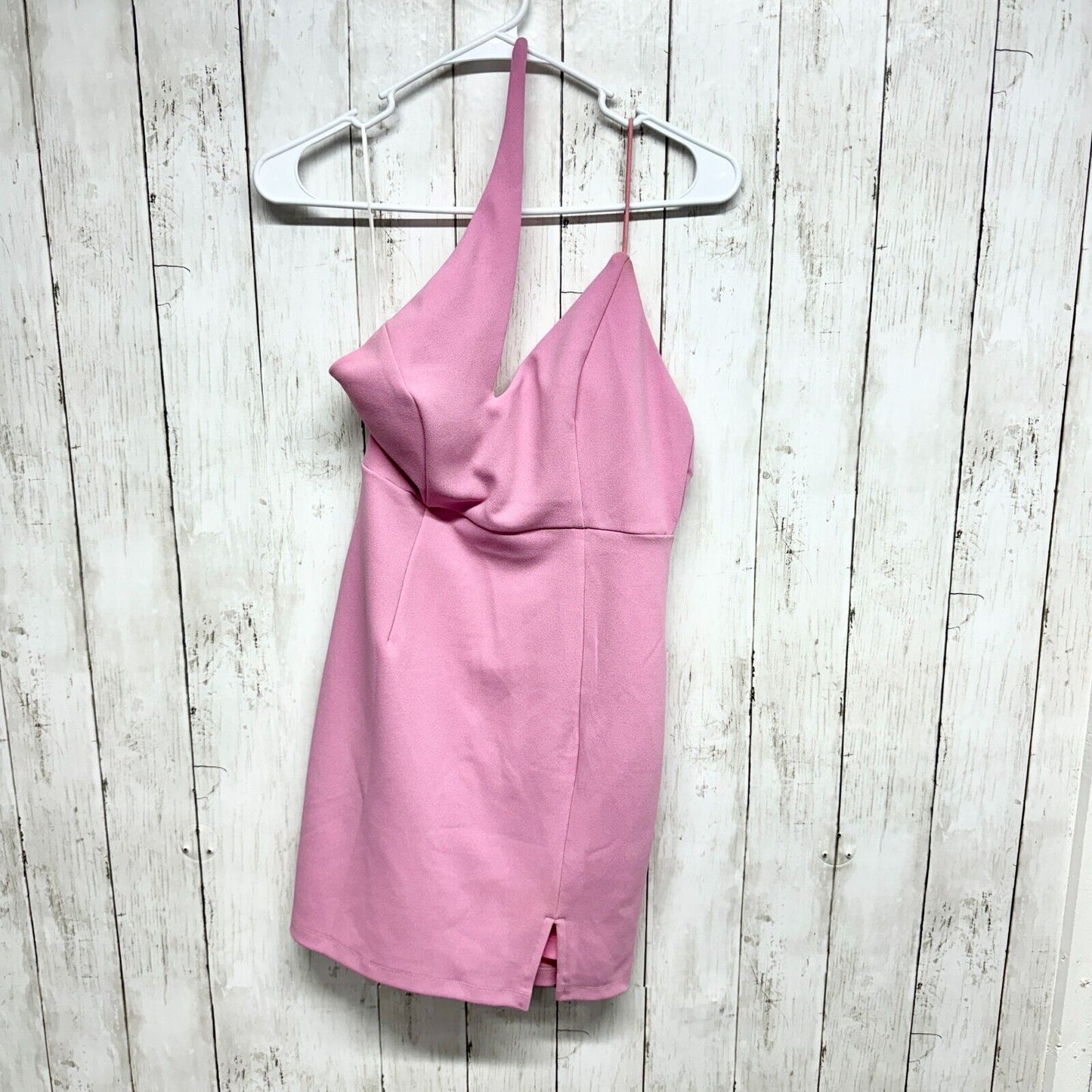 Hello Molly Dress Women Sz 6 Should Have Stayed Home Mini Bubble Gum Pink Strap