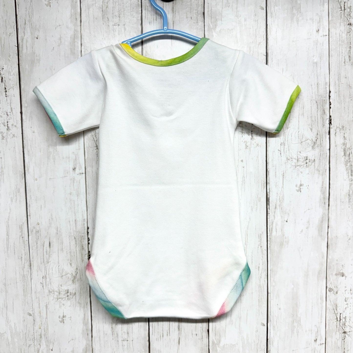 Hill House BodysuitBaby Size 3-6M White Short Sleeve You're A Dream Rainbow NWOT
