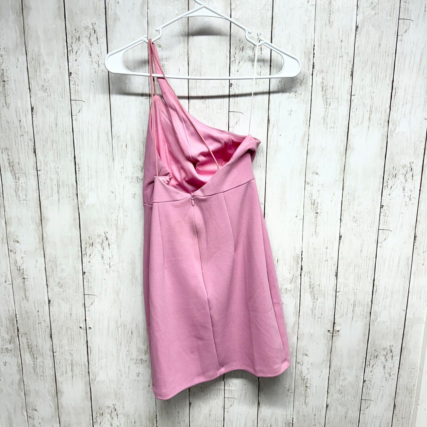 Hello Molly Dress Women Sz 6 Should Have Stayed Home Mini Bubble Gum Pink Strap