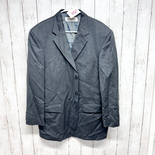 Alfani Jacket Men Chest 42" Gray Single Breasted Two Pocket Three Button Blazer