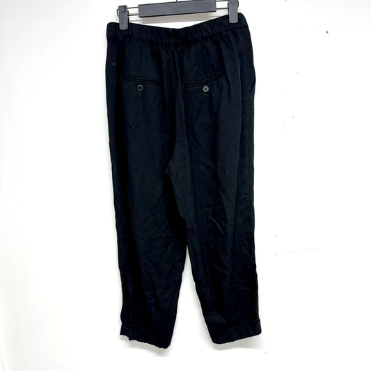 Zara Women Black Trousers Straight Hemed Dress Pants Size Small