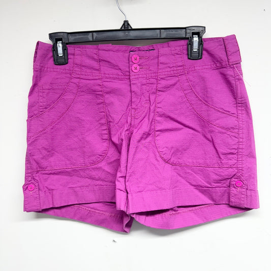 THE NORTH FACE Womens Pink Hiking Shorts Regular Outdoor Flat Front Size 2
