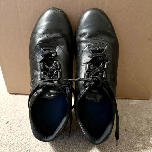 SAS Women Size 11 Narrow Black Liberty Slip-Resistant Laced Textured Leather