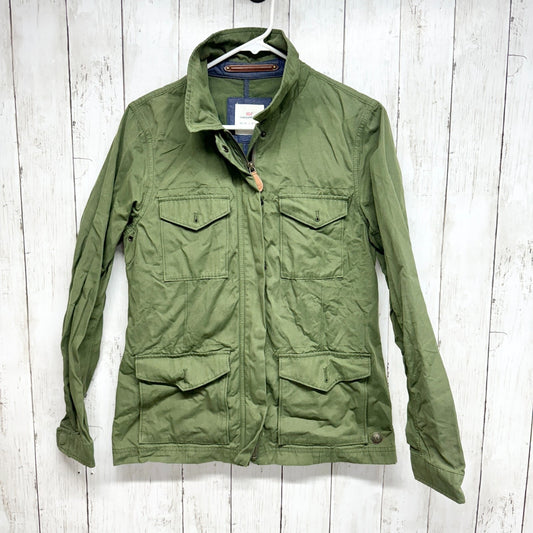 Vineyard Vines Women's S Waxed Canvas Safari Jacket Utility Green Cotton Nylon