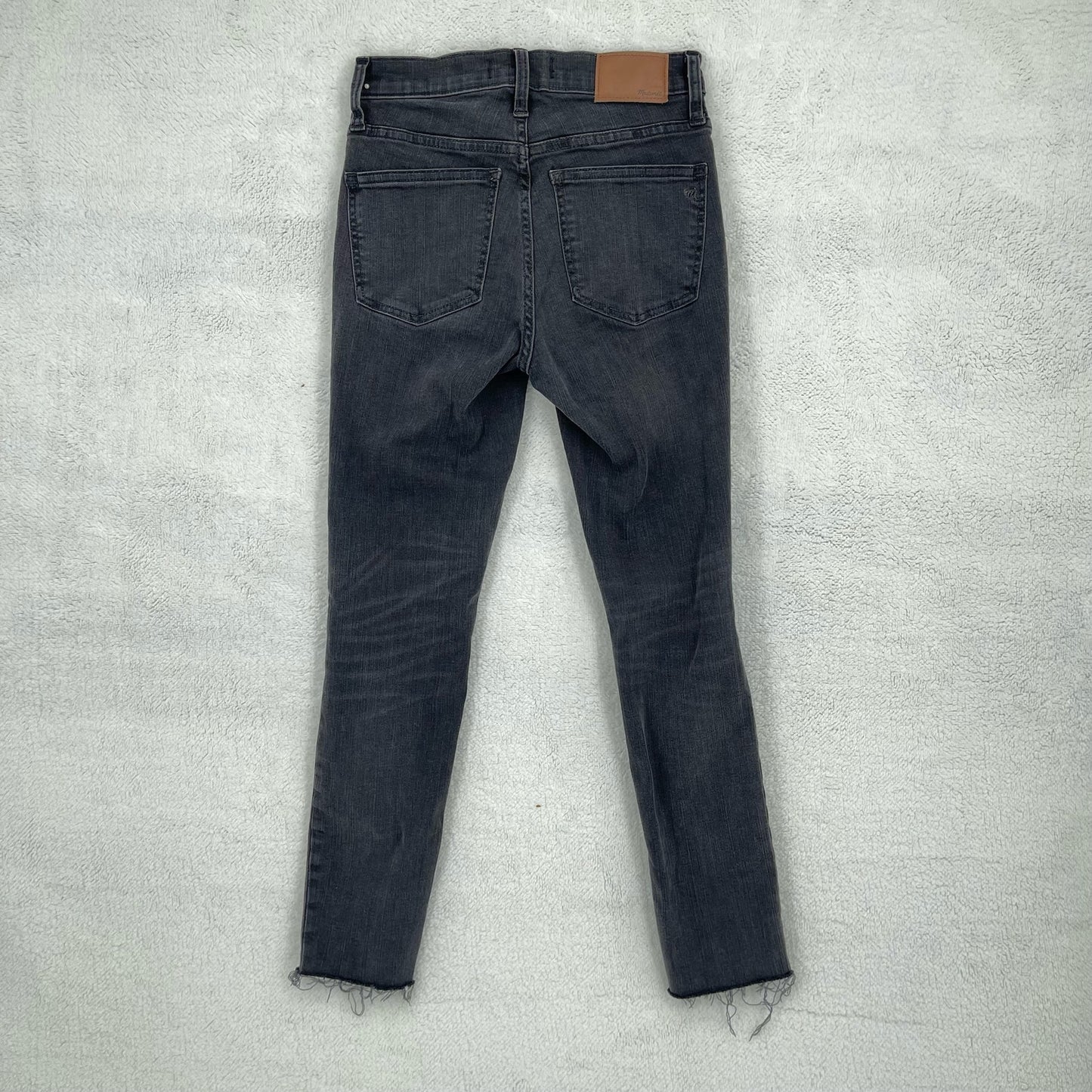 Madewell Women 9" High Rise Skinny Jeans Black Skinny Jeans Size 24