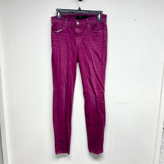 J. BRAND Women Purple Victoria Alana Crop Jeans Women’s Size 28 Skinny Jeans
