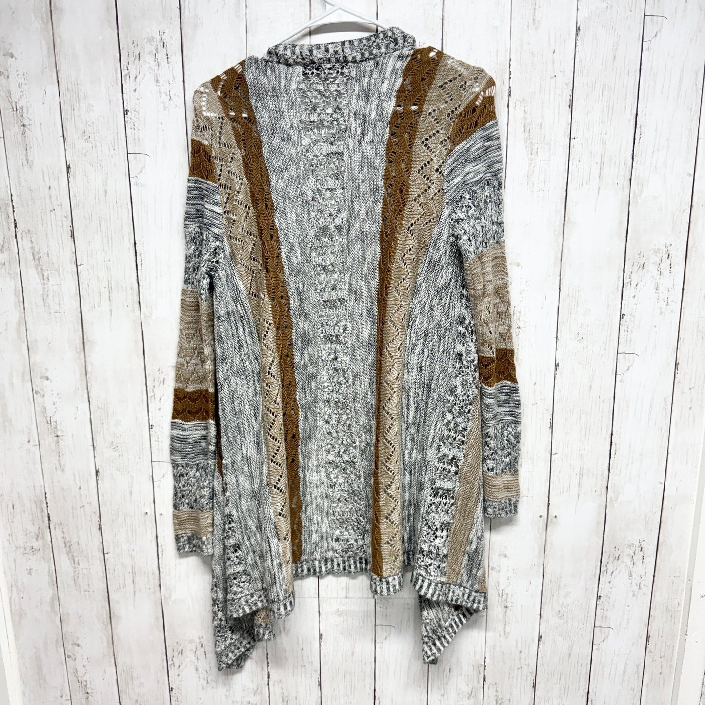 Absolutely Famous Sweater Women Size Small Knit Open Front Long Sleeve Cardigan