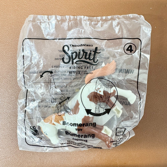 McDonalds Happy Meal Toy 2020 Dreamworks Spirit Riding Free Boomerang Toy 4+