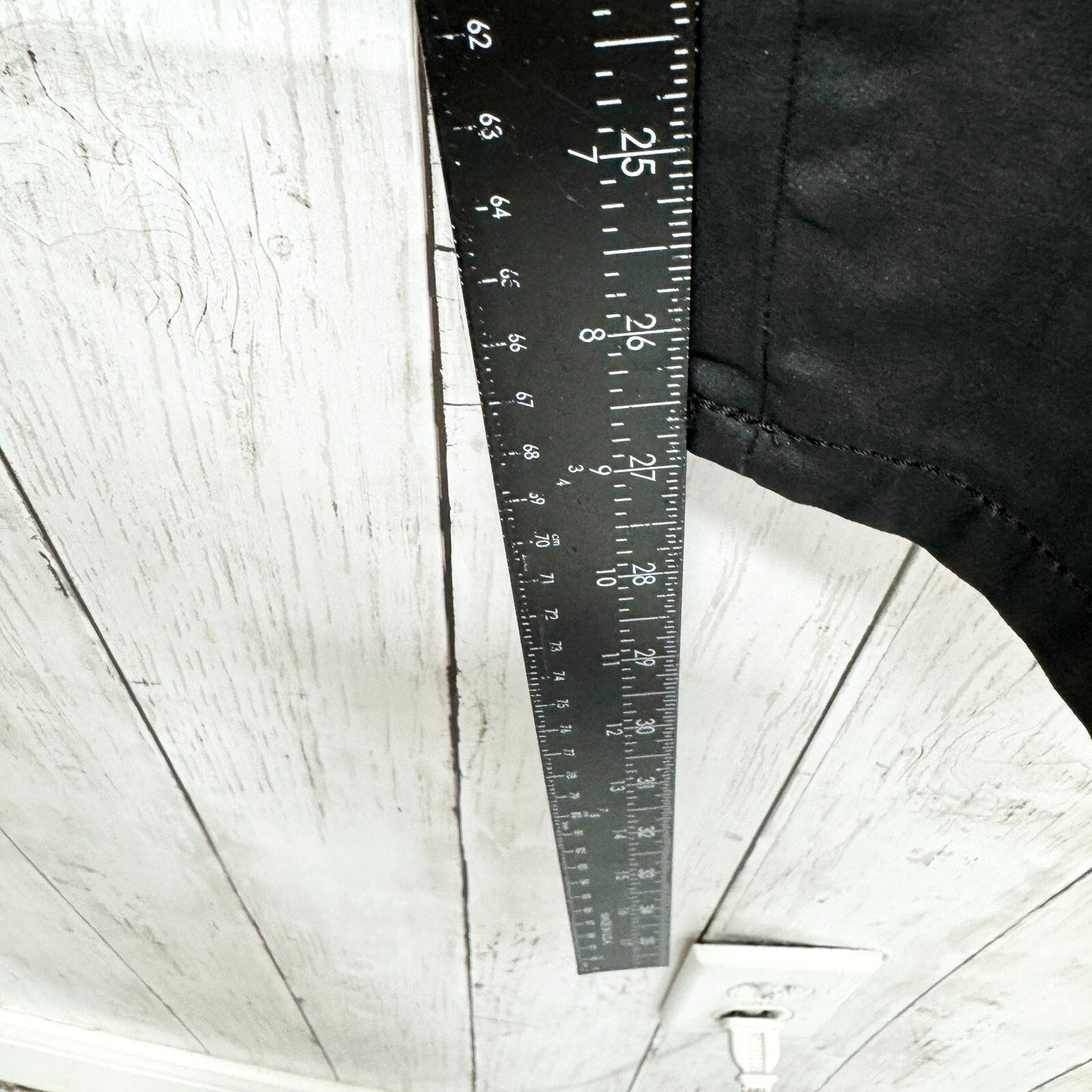 Zara Woman Pants Women Sz 6 Pleather High Rise Slim Fit Black Zip Front Pockets
