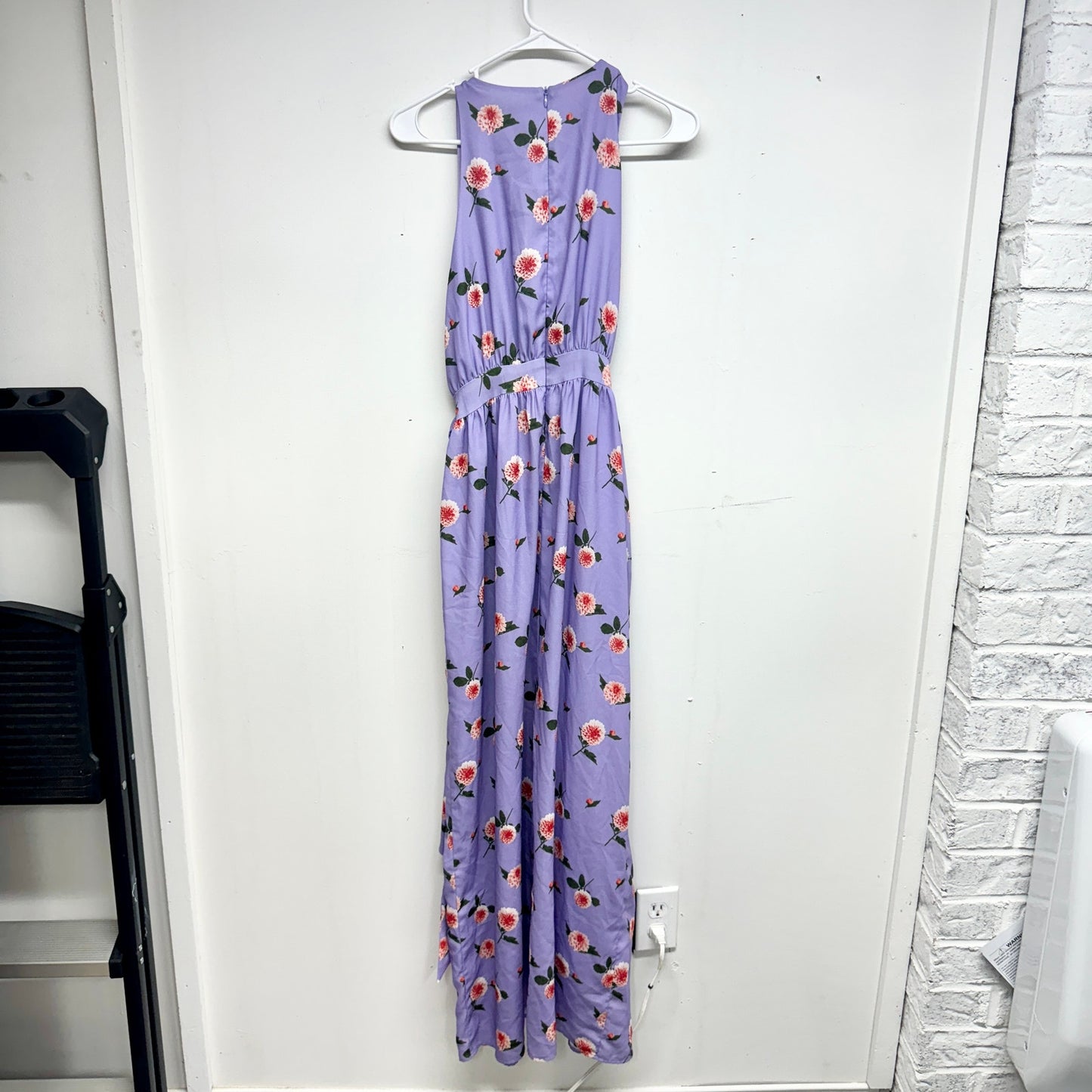 Viva Aviva Women Floral Lavender Lyrit Maxi Dress Size 2 Rent the Runway EUC