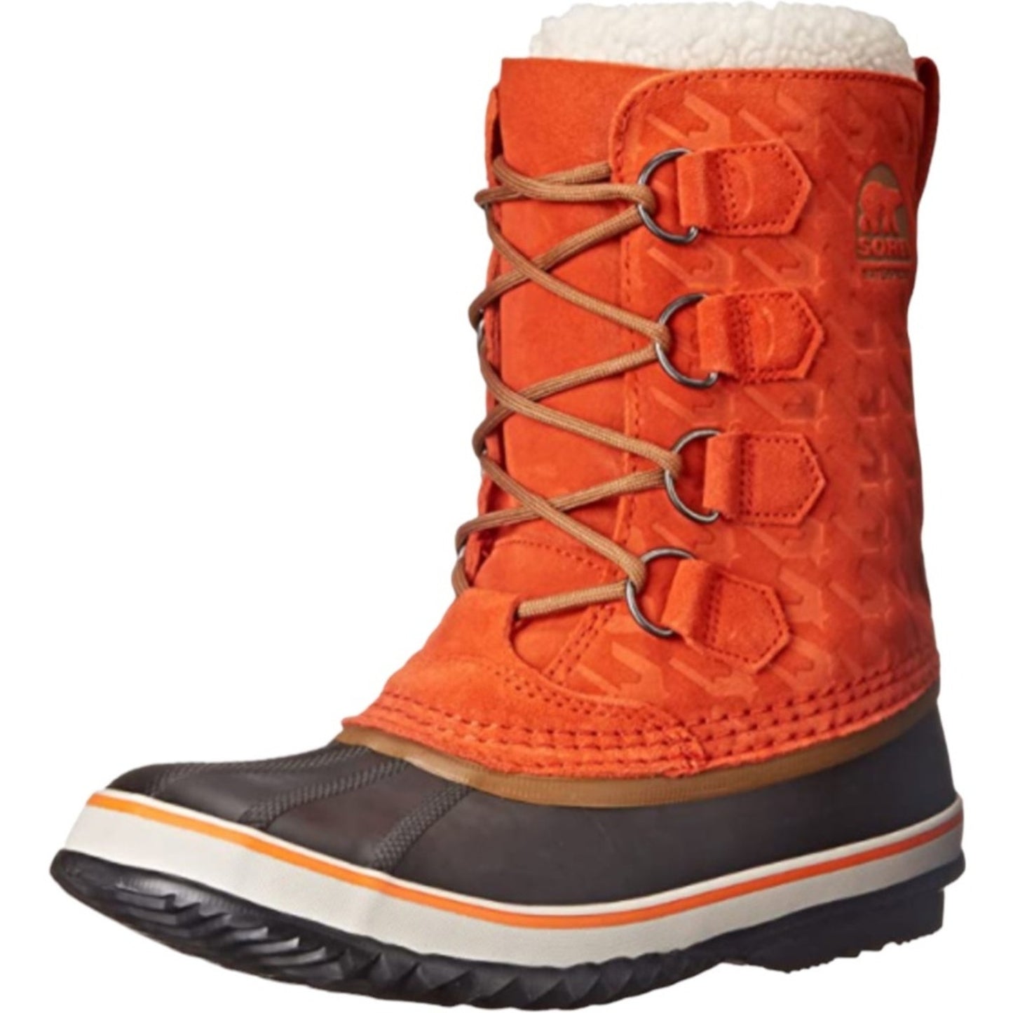 Sorel Womens 1964 Pac Graphic 15 Cold Weather Orange Winter Snow Boot Size 5