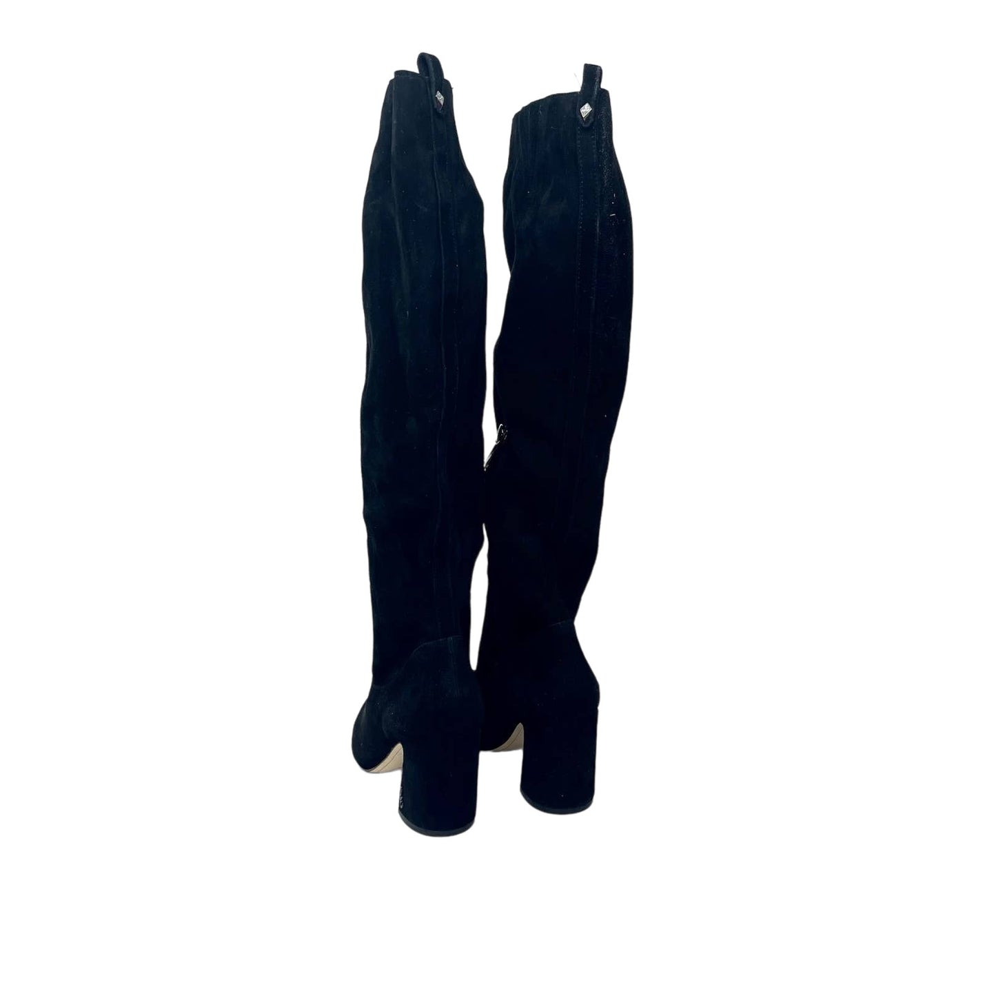 Sam Edelman Women's Sulema Knee High Black Business Suede Boots Size 5.5