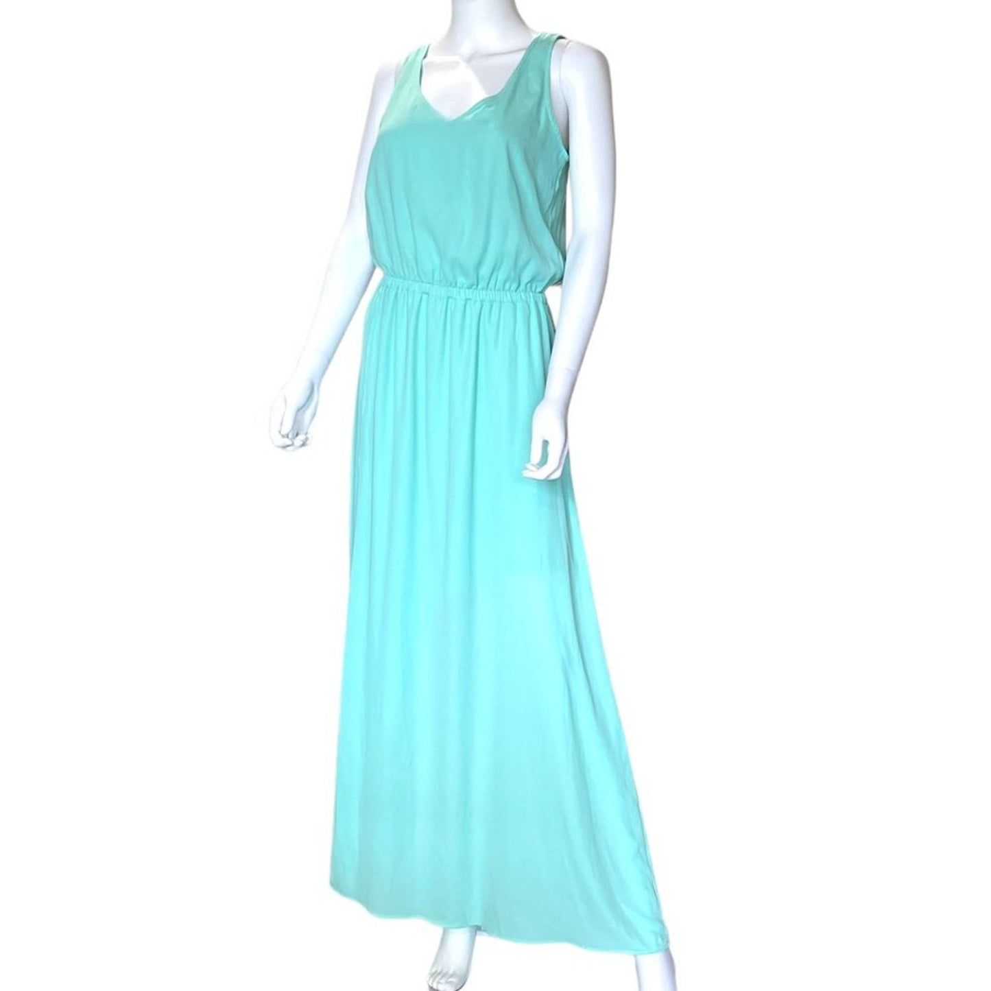 Show Me Your Mumu Women Kendall Maxi Sleeveless Dress Sea Glass Medium