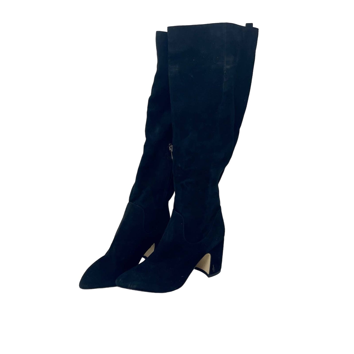 Sam Edelman Women's Sulema Knee High Black Business Suede Boots Size 5.5
