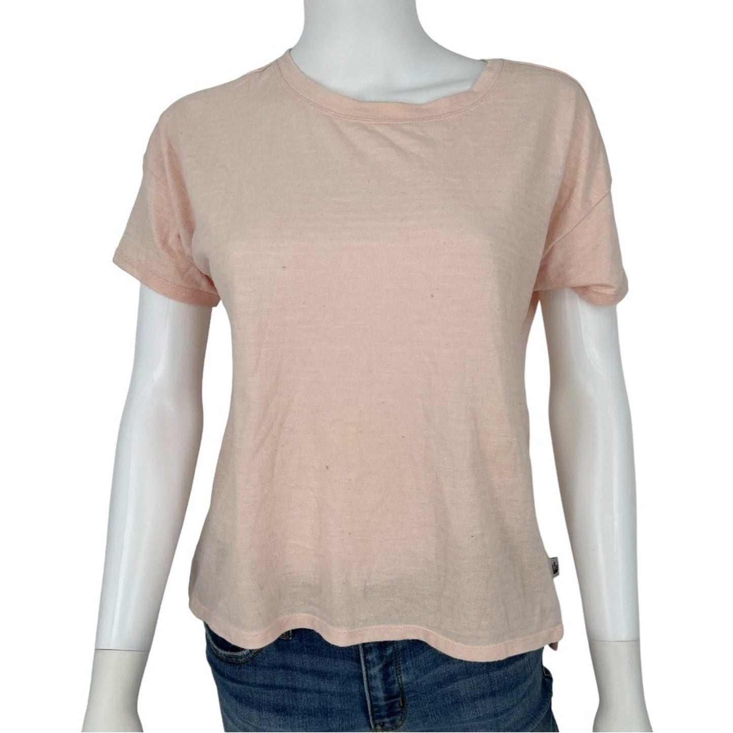 The North Face Women’s Light Pink Short Sleeve Emerine Top Size Small