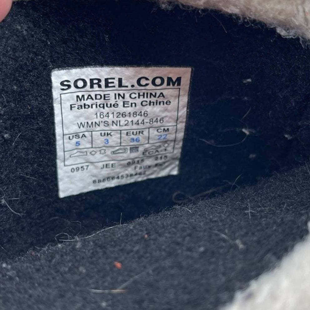 Sorel Womens 1964 Pac Graphic 15 Cold Weather Orange Winter Snow Boot Size 5