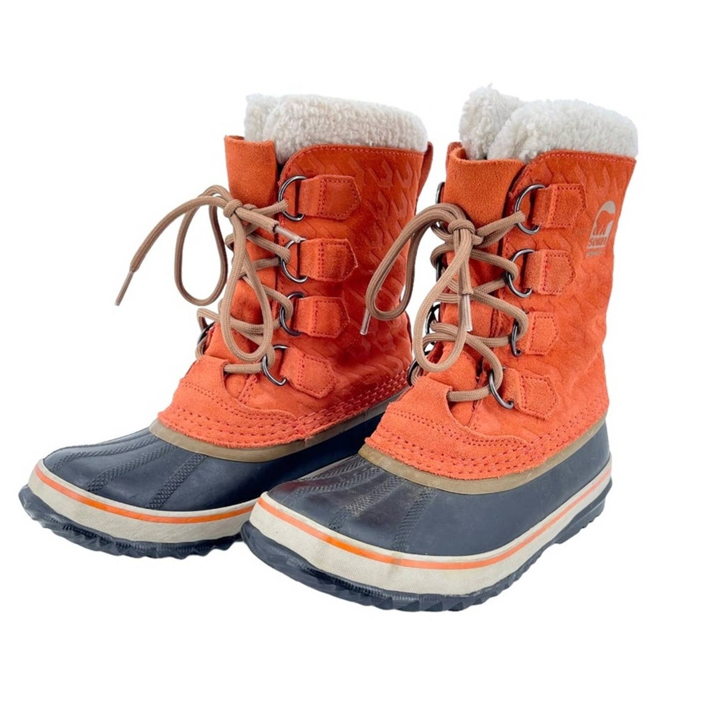 Sorel Womens 1964 Pac Graphic 15 Cold Weather Orange Winter Snow Boot Size 5