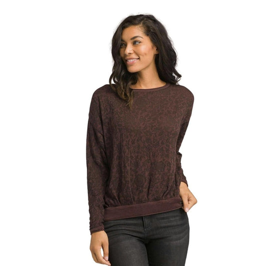 PrAna Women's Wedged Wood Pullover Prairie Grove Sweater Size S