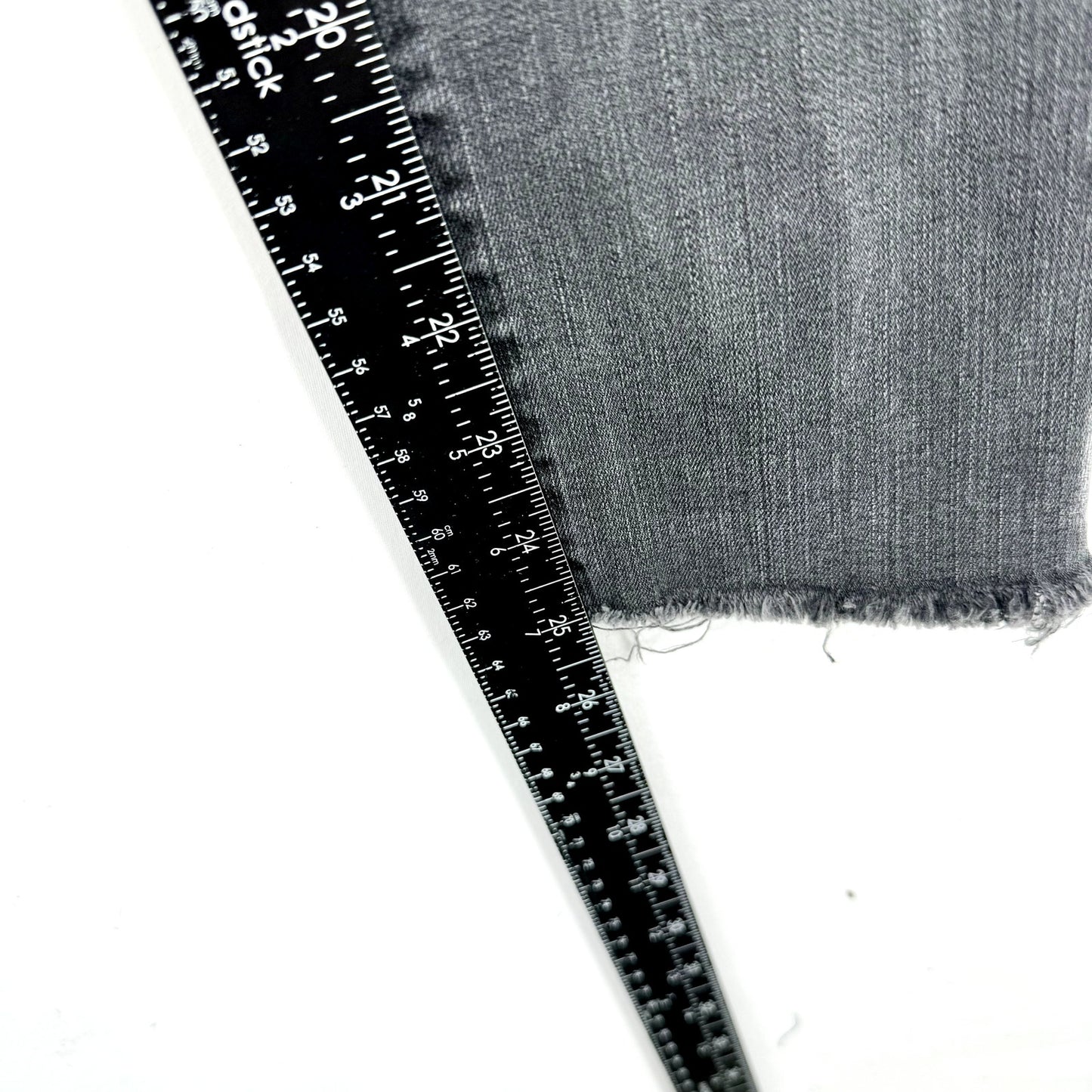 Madewell 10” High Rise Skinny Jeans Stretch Cotton Black Denim Ankle Crop Sz 25